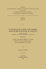 E-book, Catalogue of Coptic and Arabic Manuscripts in Dayr al-Suryan : Coptic and Arabic Biblical Texts; Coptic Language Resources, Including Biblical Lexica, Peeters Publishers