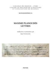 E-book, Maxime Planoudes, Lettres : Traduction et annotation, Peeters Publishers