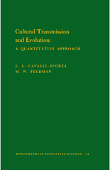 E-book, Cultural Transmission and Evolution (MPB-16) : A Quantitative Approach. (MPB-16), Princeton University Press