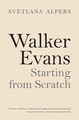 E-book, Walker Evans : Starting from Scratch, Princeton University Press