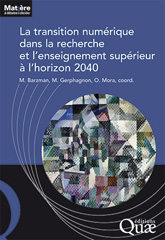 E-book, La transition numérique dans la recherche et l'enseignement supérieur à l'horizon 2040, Éditions Quae