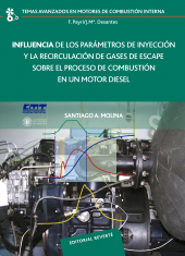 E-book, Influencia de los parámetros de inyección y la recirculación de gases de escape sobre el proceso de combustión en un motor diésel, Reverte
