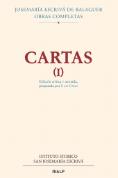 E-book, Cartas (I) : Edición crítica y anotada, preparada por Luis Cano, Ediciones Rialp