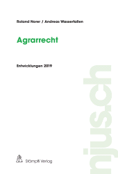 m, Agrarrecht, Entwicklungen 2019, Stämpfli Verlag