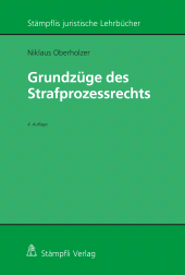 E-book, Grundzüge des Strafprozessrechts, Stämpfli Verlag