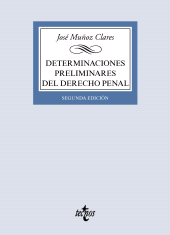 E-book, Determinaciones preliminares del Derecho penal, Tecnos
