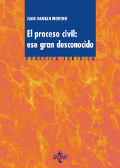 E-book, El proceso civil. Ese gran desconocido, Tecnos