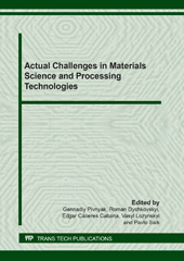 E-book, Actual Challenges in Materials Science and Processing Technologies, Trans Tech Publications Ltd