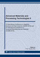E-book, Advanced Materials and Processing Technologies II, Trans Tech Publications Ltd