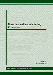E-book, Materials and Manufacturing Processes, Trans Tech Publications Ltd