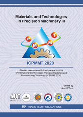 E-book, Materials and Technologies in Precision Machinery III, Trans Tech Publications Ltd