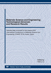 E-book, Materials Science and Engineering : Technological Advances and Research Results, Trans Tech Publications Ltd