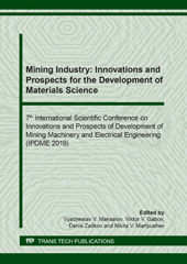 E-book, Mining Industry : Innovations and Prospects for the Development of Materials Science, Trans Tech Publications Ltd