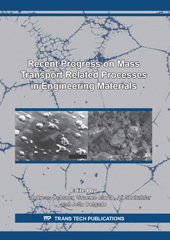 E-book, Recent Progress on Mass Transport Related Processes in Engineering Materials, Trans Tech Publications Ltd