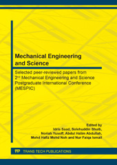 E-book, Mechanical Engineering and Science, Trans Tech Publications Ltd