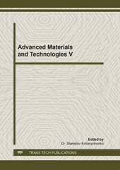 E-book, Advanced Materials and Technologies V, Trans Tech Publications Ltd