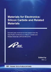 E-book, Materials for Electronics : Silicon Carbide and Related Materials, Trans Tech Publications Ltd