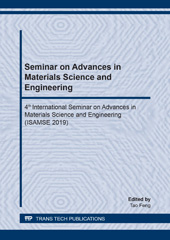 E-book, Seminar on Advances in Materials Science and Engineering, Trans Tech Publications Ltd