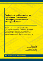E-book, Technology and Innovation for Sustainable Development : Turning Digital Disruptions into Opportunities, Trans Tech Publications Ltd