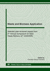 E-book, Waste and Biomass Application, Trans Tech Publications Ltd