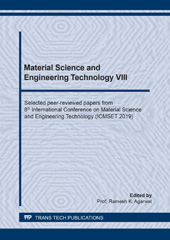 E-book, Material Science and Engineering Technology VIII, Trans Tech Publications Ltd