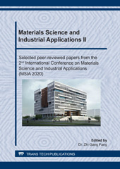 E-book, Materials Science and Industrial Applications II, Trans Tech Publications Ltd