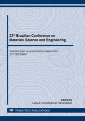 E-book, 23rd Brazilian Conference on Materials Science and Engineering, Trans Tech Publications Ltd