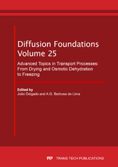 E-book, Advanced Topics in Transport Processes : From Drying and Osmotic Dehydration to Freezing, Trans Tech Publications Ltd