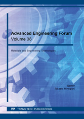 E-book, Advanced Engineering Forum, Trans Tech Publications Ltd