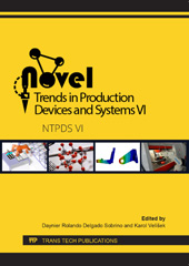 E-book, Novel Trends in Production Devices and Systems VI, Trans Tech Publications Ltd