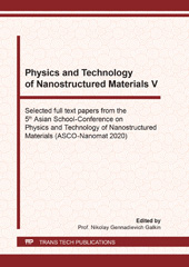 eBook, Physics and Technology of Nanostructured Materials V, Trans Tech Publications Ltd