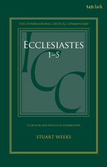 E-book, Ecclesiastes 1-5, Weeks, Stuart, T&T Clark