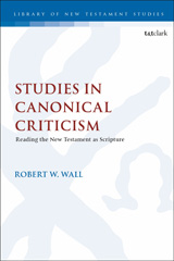 E-book, Studies in Canonical Criticism, T&T Clark