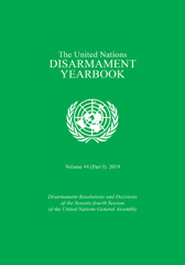 E-book, United Nations Disarmament Yearbook 2019, United Nations Publications