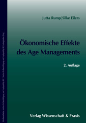 E-book, Ökonomische Effekte des Age Managements., Verlag Wissenschaft & Praxis