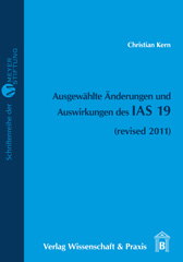eBook, Ausgewählte Änderungen und Auswirkungen des IAS 19. : (revised 2011), Verlag Wissenschaft & Praxis