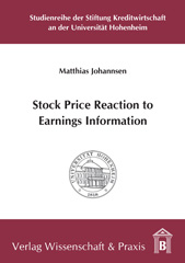 eBook, Stock Price Reaction to Earnings Information., Johannsen, Matthias, Verlag Wissenschaft & Praxis