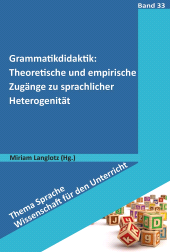 E-book, Grammatikdidaktik : Theoretische und empirische Zugänge zu sprachlicher Heterogenität, wbv Publication