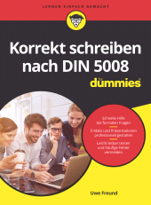E-book, Korrekt schreiben nach DIN 5008 für Dummies, Wiley