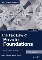 E-book, The Tax Law of Private Foundations : 2020 Cumulative Supplement, John Wiley & Sons