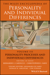 E-book, The Wiley Encyclopedia of Personality and Individual Differences, Personality Processes and Individuals Differences, John Wiley & Sons