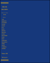 E-book, Organic Reactions, Parts A and B, Volume 103, John Wiley & Sons