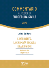 E-book, L'intervento, la chiamata in causa e la riunione : aggiornato alla Legge 70/2020, Key editore