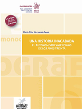 E-book, Una historia inacabada : el autonomismo valenciano de los años treinta, Tirant lo Blanch
