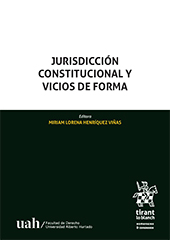 E-book, Jurisdicción constitucional y vicios de forma, Tirant lo Blanch