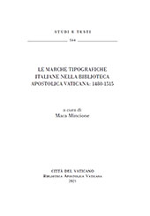 E-book, Le marche tipografiche italiane nella Biblioteca apostolica vaticana : 1480-1515, Biblioteca apostolica vaticana