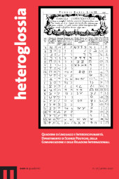 Issue, Heteroglossia : quaderni dell'Istituto di lingue straniere : 17, 2021, EUM-Edizioni Università di Macerata