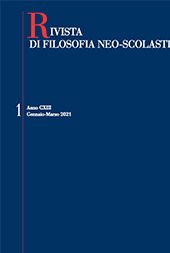 Issue, Rivista di filosofia neoscolastica : CXIII, 1, 2021, Vita e Pensiero
