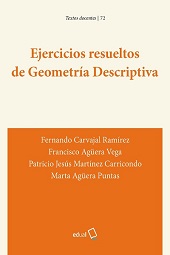 eBook, Ejercicios resueltos de geometría descriptiva, Carvajal Ramírez, Fernando, Universidad de Almería