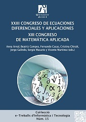 E-book, XXIII congreso de ecuaciones diferenciales y aplicaciones : XIII congreso de matemática aplicada, Universitat Jaume I